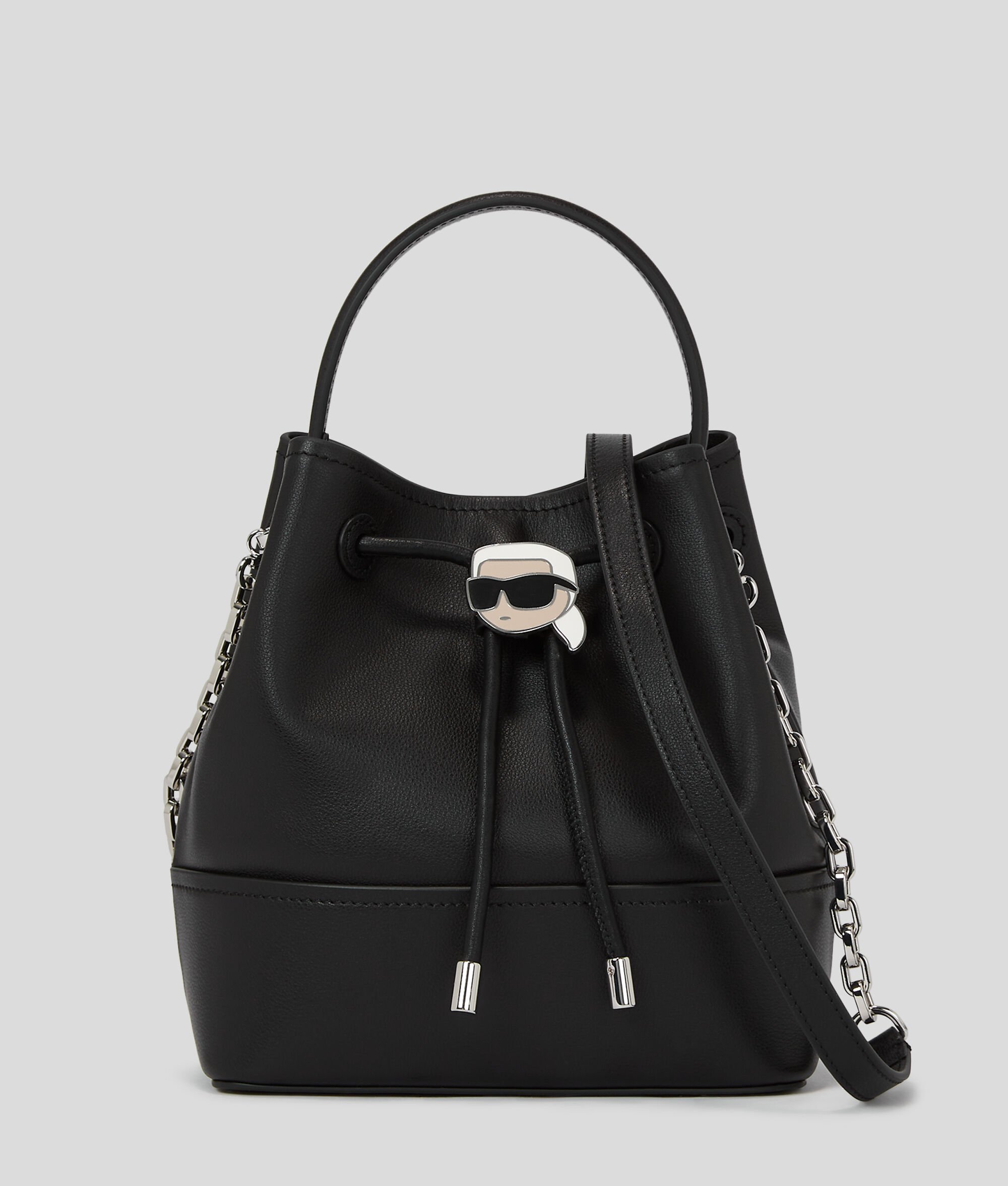 (image for) Environmentally Friendly K/Ikonik Leather Bucket Bag